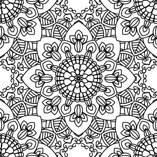 Intricate Mandala Pattern Vector Image