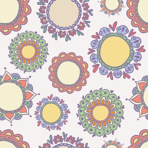 Retro ikat colorful pattern Royalty Free Vector Image