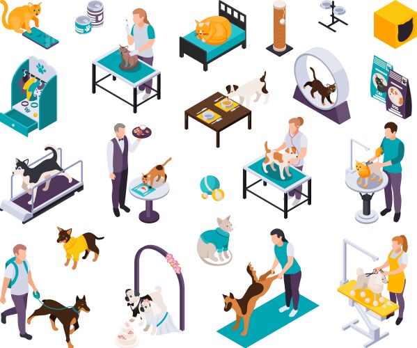 Dogs profile silhouette icon set Royalty Free Vector Image