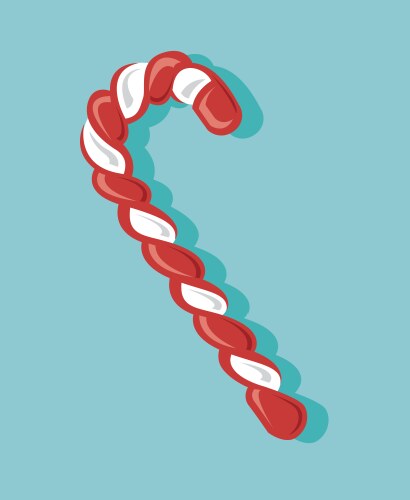 Candy cane image Vector Image