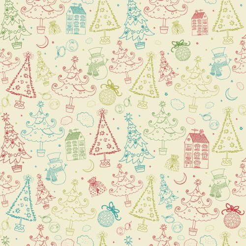 Honey seamless pattern vintage hand drawn Vector Image