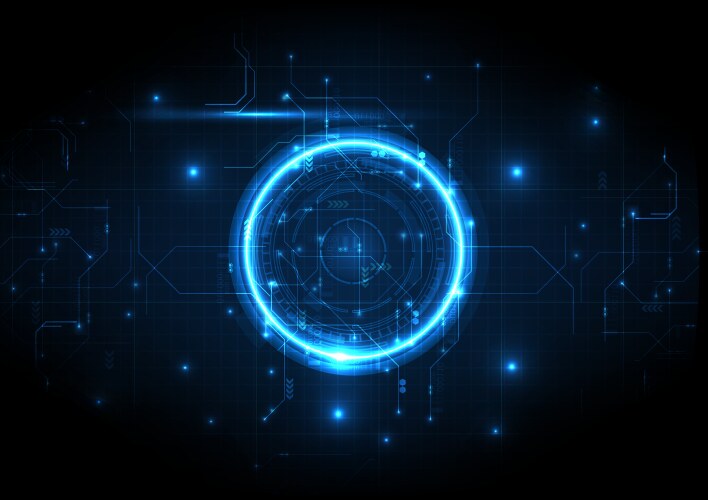 Technology abstract circuit board texture Vector Image
