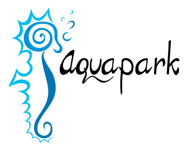 Aquapark symbol vector image