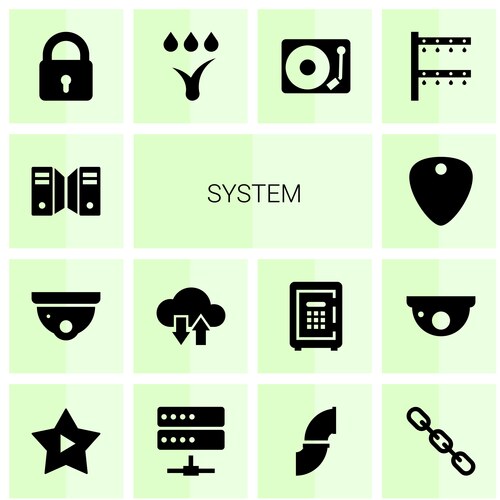 System icons (36232030) – Free Vector | VectorStock