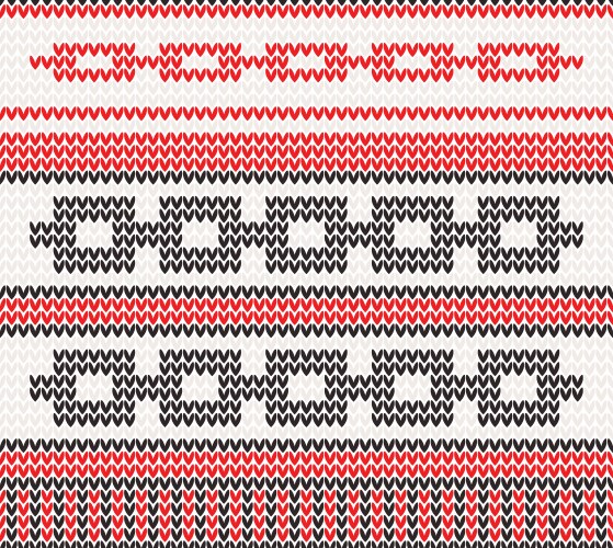 Rectangle seamless knitted pattern Royalty Free Vector Image