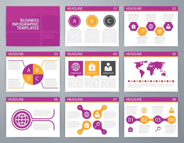 Position Paper In Inforgraphics Example Abstract 3d paper infographics Royalty Free Vector Image