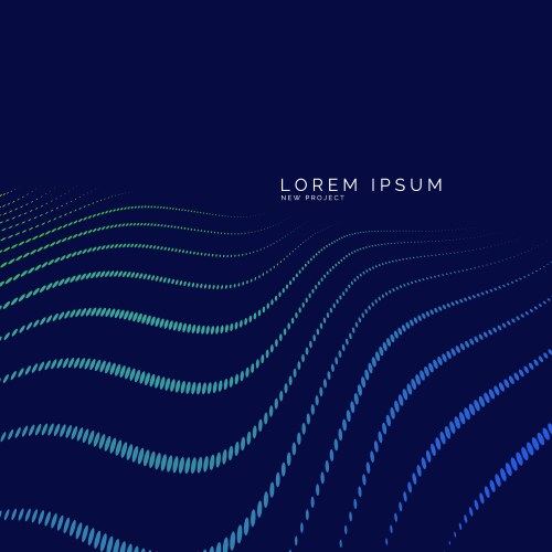 Abstract background with a colored dynamic vector image