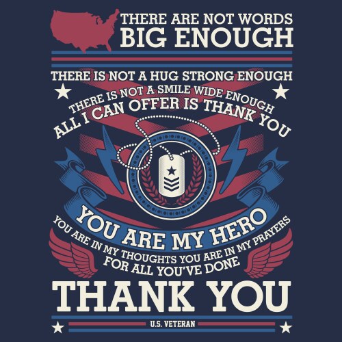American Veteran Appreciation Vector Image