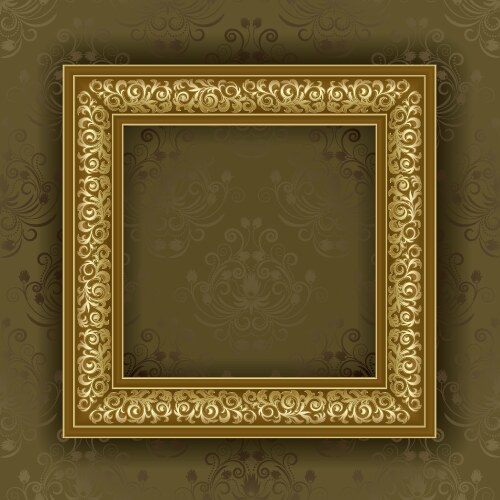 Retro frame Royalty Free Vector Image - VectorStock