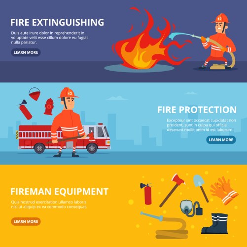 Deadlines horizontal banners set Royalty Free Vector Image