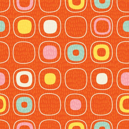 Seamless abstract mid century modern pattern Vector Image
