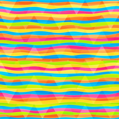 Rainbow colors wavy lines Royalty Free Vector Image