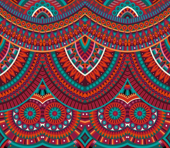 Tribal ethnic background seamless pattern Vector Image