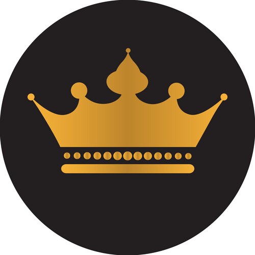 Golden crown icon Vector Image