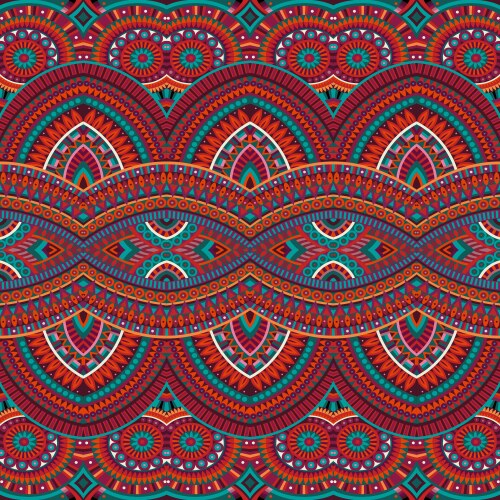 Tribal ethnic background seamless pattern Vector Image
