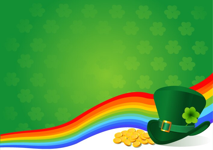 St patricks day background Royalty Free Vector Image
