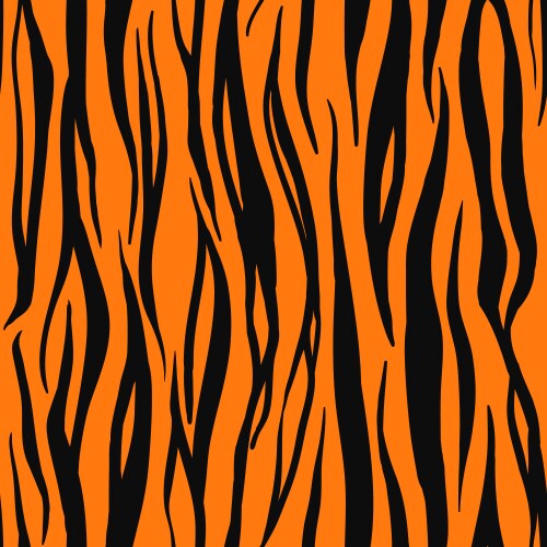 Seamless pattern black tiger print Royalty Free Vector Image