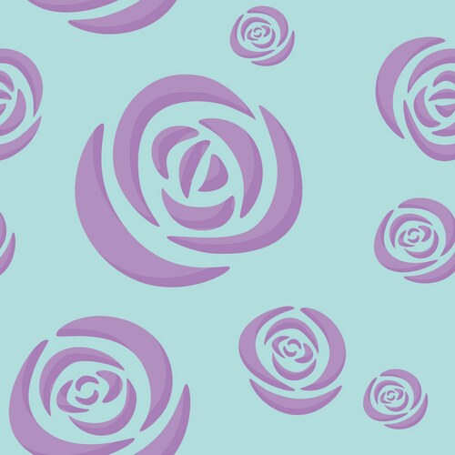 Pastel Purple Roses Pattern Purple roses Vector Images & Graphics for Commercial Use | VectorStock