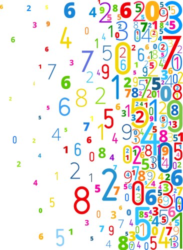 Donut cartoon numbers and math signs set Vector Image