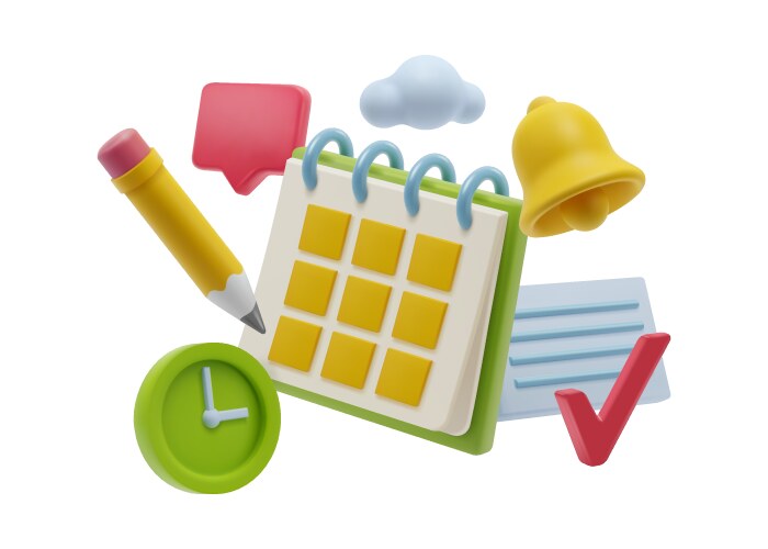 time management tools for business and life vector image