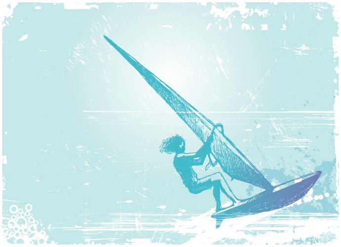 Water sport theme image 1 Royalty Free Vector Image