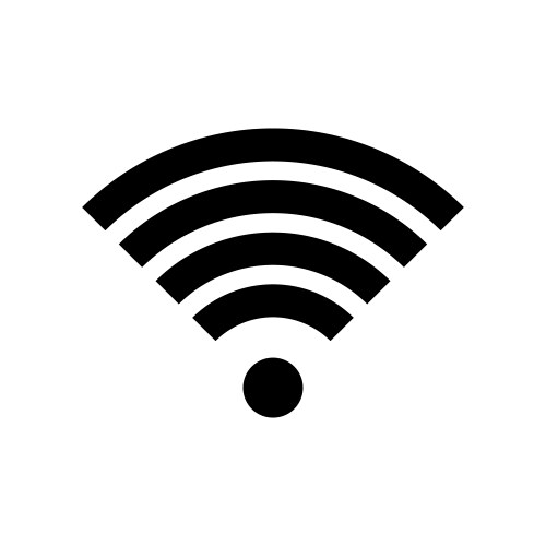 wi-fi signal wi fi internet hotspot icon vector image