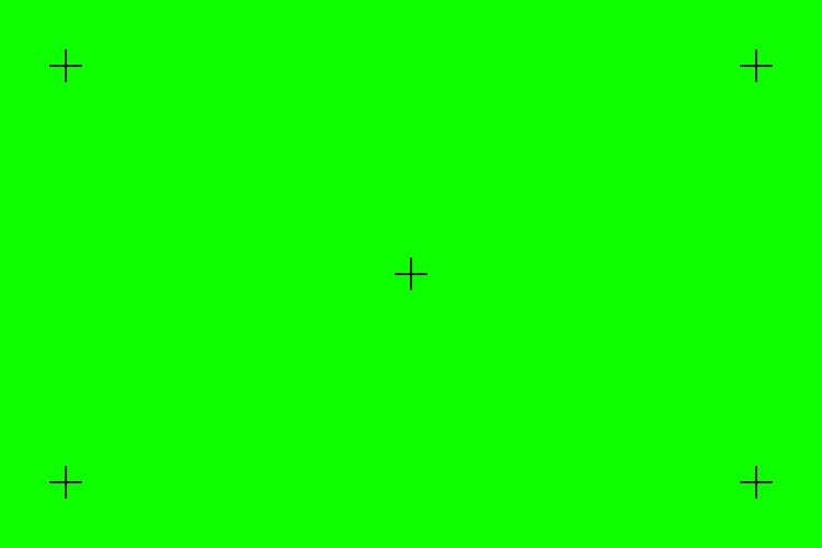 Green screen chroma key background vector image