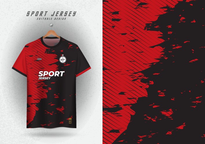 Background mock up for sport jersey football vector image