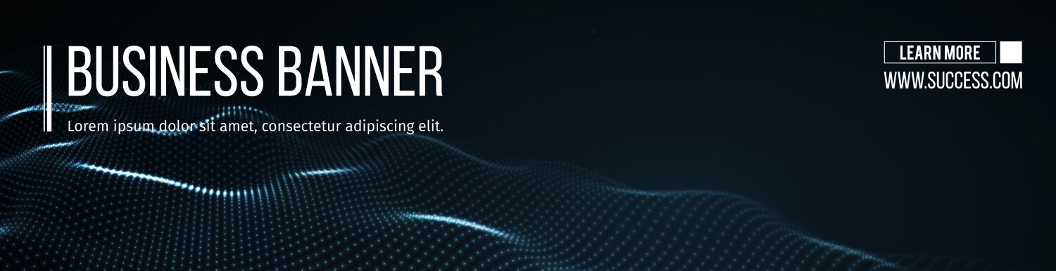 Computer banner business design eps Royalty Free Vector