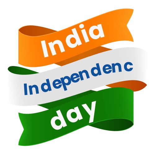 India Independence Day Celebration Vector Image