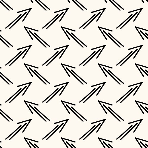 geometric seamless pattern with hand drawn vector image