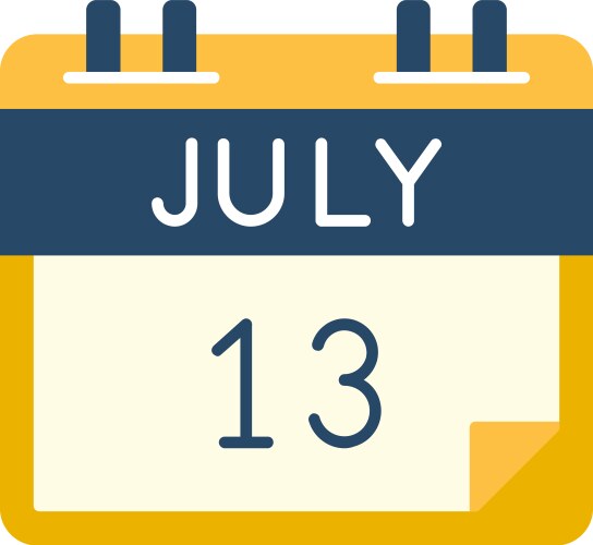 July 13 Vector Images (over 120)