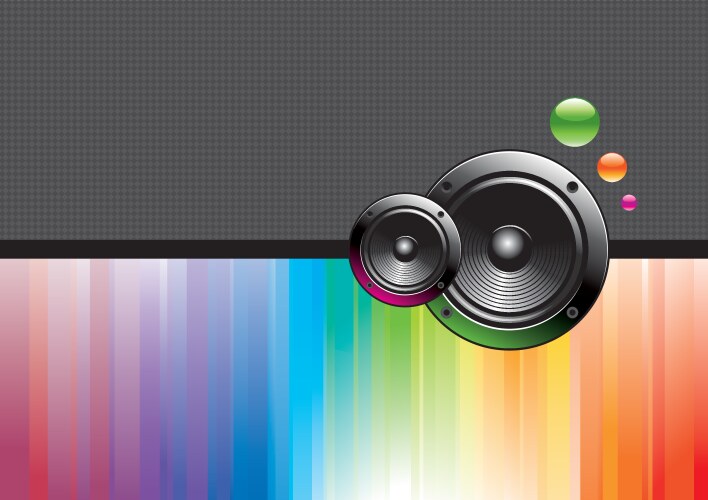 Loudspeakers Royalty Free Vector Image - VectorStock