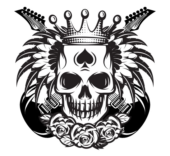 Monochrome on combined theme Vector Image