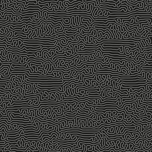 Tangled lines psychedelic complexity pattern vector image