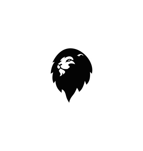 Lion-head-ambassador-logo Vector Image