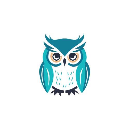 Owl logo image design Vector Image