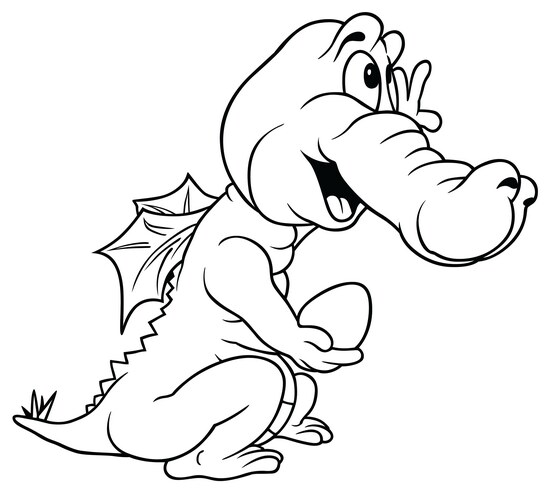 Little dragon Vector Image