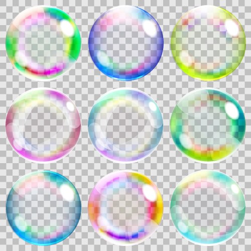 Soap bubbles Royalty Free Vector Image - VectorStock
