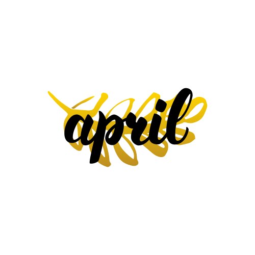 April Lettering Vector Images (over 11,000)