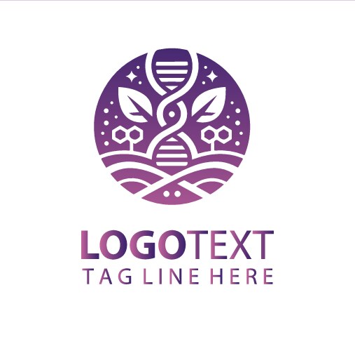 Biotech logo Royalty Free Vector Image - VectorStock