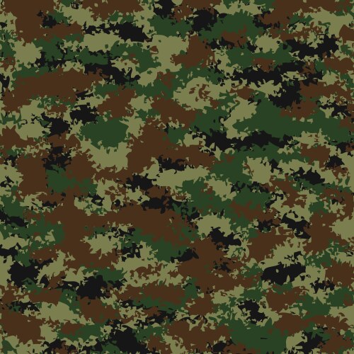 Pixel camouflage stealth black seamless pattern Vector Image