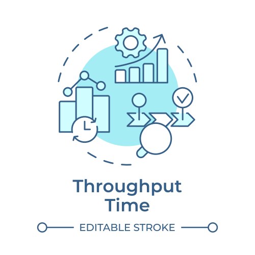 Takt time concept icon Royalty Free Vector Image