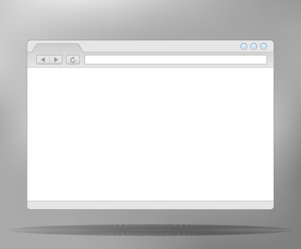 Web Mockup - Browser Interface vector image