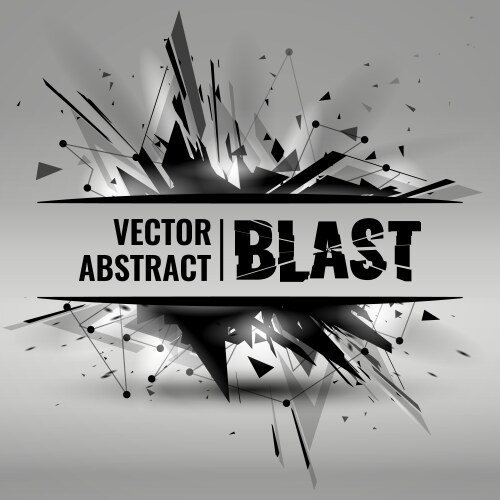An abstract explosion Royalty Free Vector Image