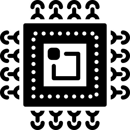 Microprocessor Royalty Free Vector Image - VectorStock