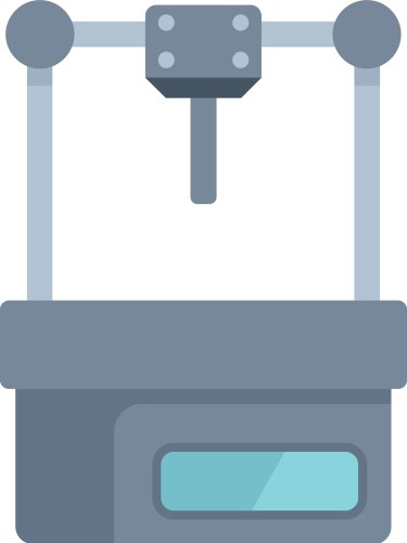 Modern 3d printer creating prototype model using vektorbild
