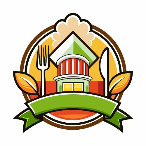 Restaurant logo Royalty Free Vector Image - VectorStock