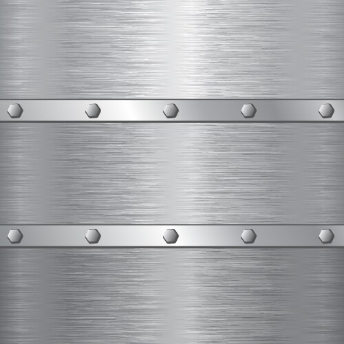 Blue metal background stainless steel texture Vector Image