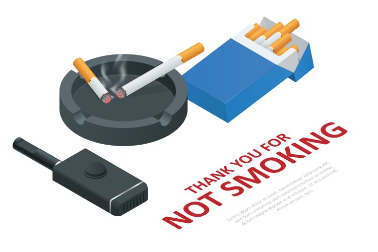 Anti Smoking Royalty Free Vector Image Vectorstock